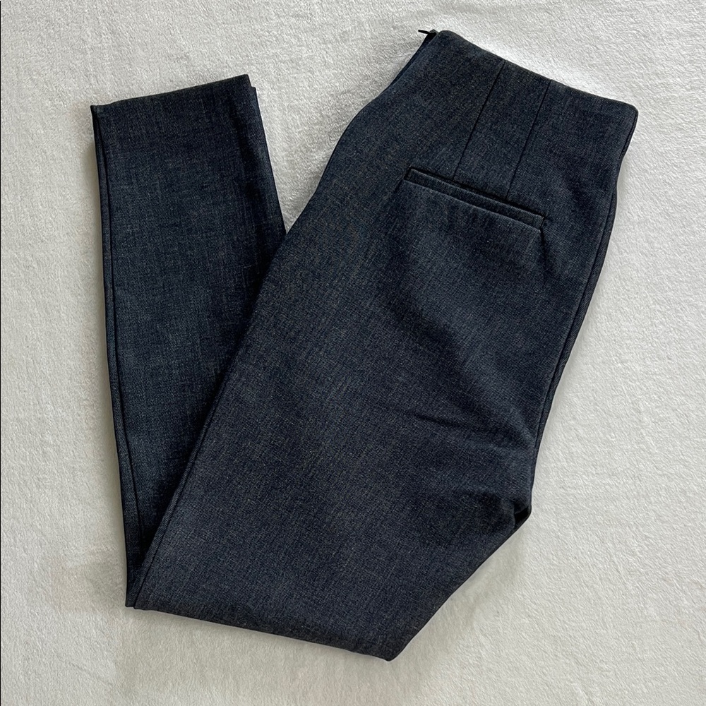 LOFT High Waist Skinny Side Zip Dress Pants